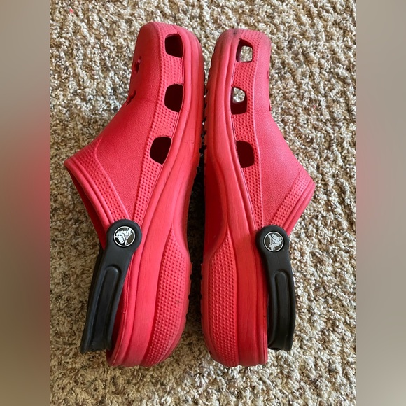 Mickey Mouse Crocs, Red and Black, XXL (Men's 10-11/Women's 12/14 - Picture 7 of 9